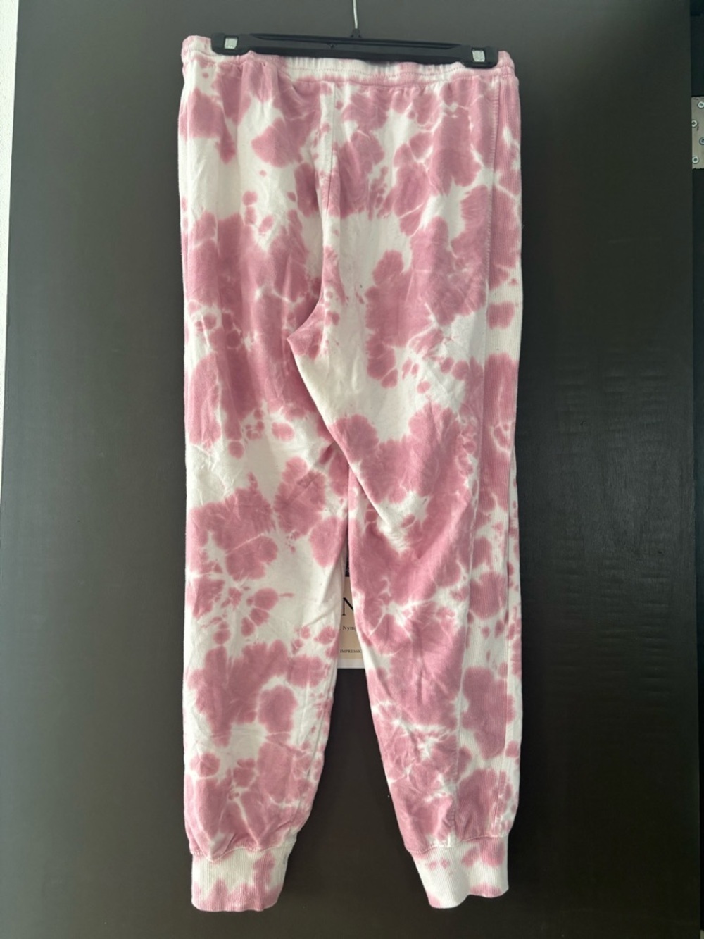 Jane and Delancey Pink Tie Dye 2-Piece Lounge Set - Hoodie (S) & Joggers (M) - Picture 5 of 6